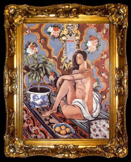 framed  Henri Matisse Ornamental customer anti ornamental fund, ta009-2